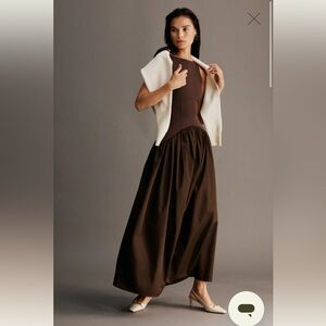 Meshki -Acacia Contrast Sleevless Maxi Dress